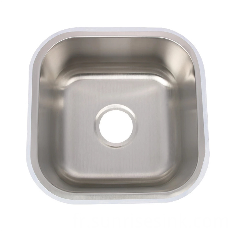 Évier de cuisine en acier inoxydable à cuve unique Single Bowl Stainless Steel Kitchen Sink